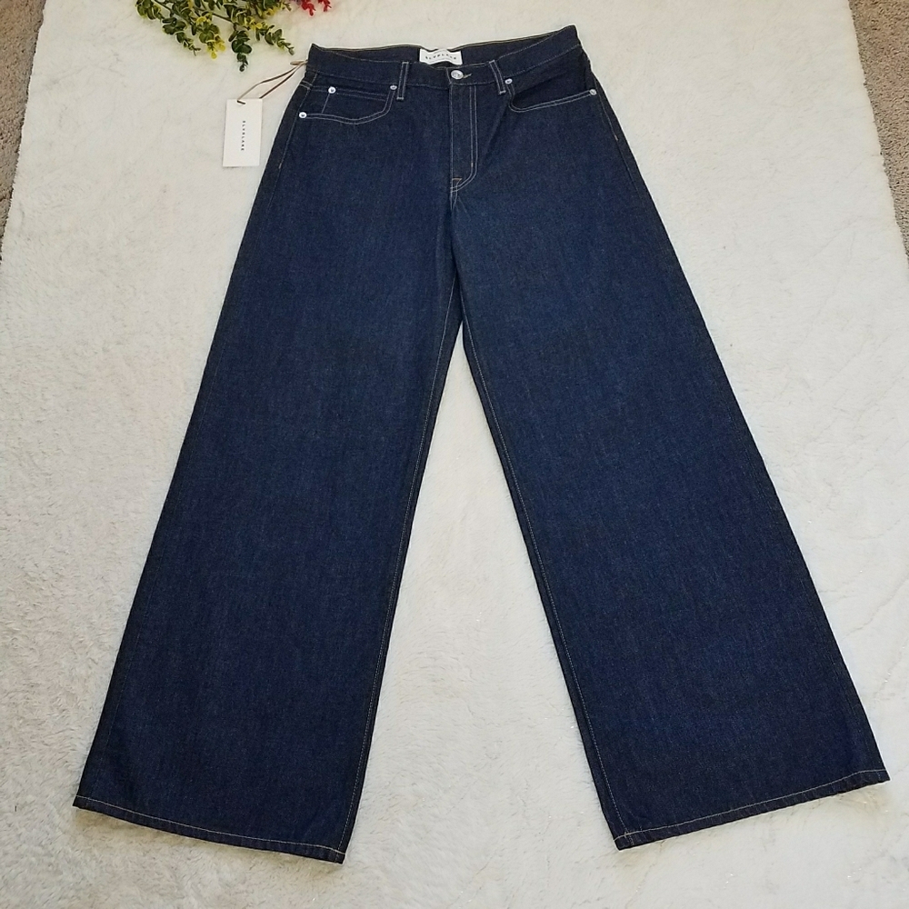 SLVRLAKE Selena High-Rise Wide-Leg Jeans - Picture 4 of 13